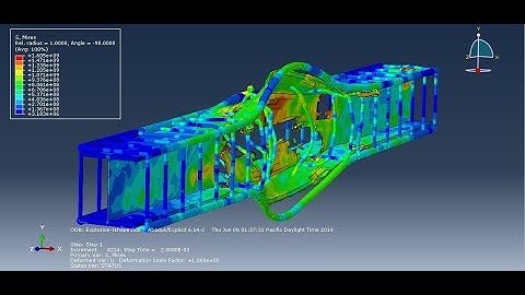 Simulation CEL explosion over RC column with steel beam core in Abaqus