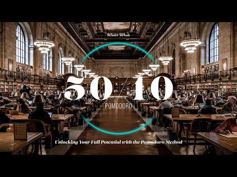 Study Timer - 50분 뽀모도로, 도서관 백색소음 | 공부 타이머, 집중력, Pomodoro Technique 50/10