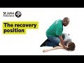 The recovery position  first aid training  st john ambulance