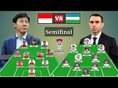 Head To Head Line Up Indonesia U-23 vs Uzbekistan U-23 Semifinal Piala Asia U-23 2024