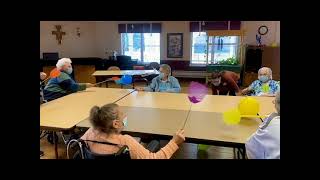 Fly Swatter Balloon Volley - Rennes Health & Rehab Center-De Pere