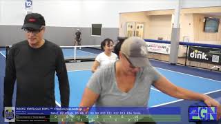 Game 2 Official NPL National Pickleball League Championship 2025 Trang, John, Rick, Sabrina Sportime