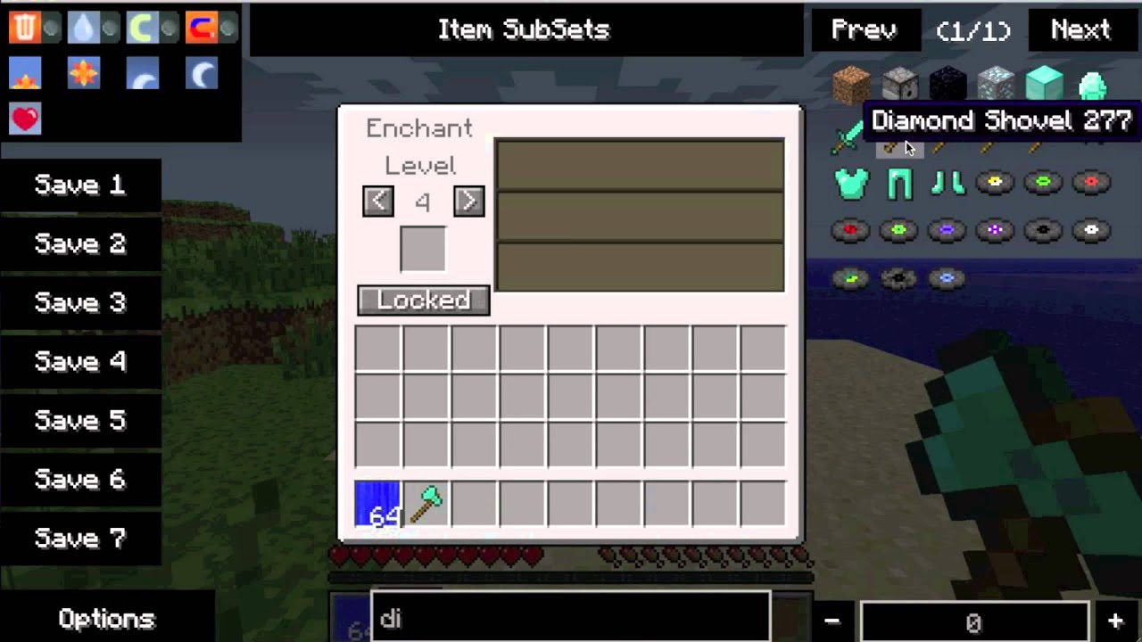 item subsets minecraft 1.4.7