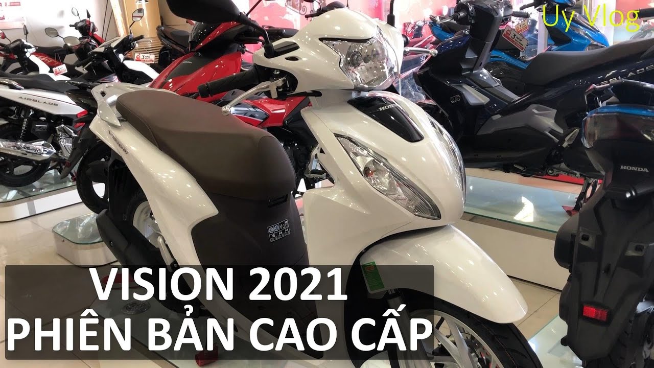 Honda vision 2021 phiên bản tiêu chuẩn trắng đen  YouTube