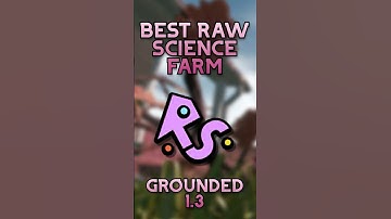 BEST RAW SCIENCE FARM IN 1.3!? #shorts #groundedgame
