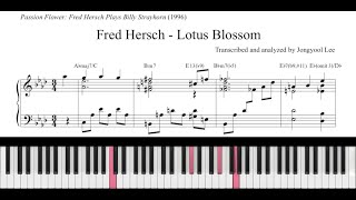 Fred Hersch - Lotus Blossom (Jazz Piano Transcription & Analysis) 재즈 피아노 악보 분석