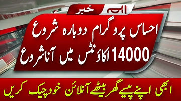 Ehsaas Program 20000 | Ehsaas Program Online Registration :: Ehsaas Program 8171 Check Online