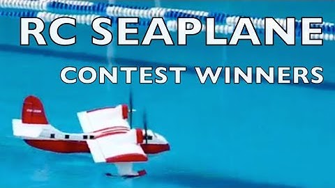SCRATCHBUILT SEAPLANE CONTEST WINNERS