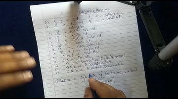 Relations And Functions For Class12