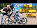 Moto electrique pour enfant   on a essay  la dirtbike apollo rxf 1300w tout terrain