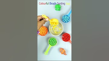 Colorful Beads Sorting Nicely #shortsvideo #shorts #shortsviral #beads #fun #asmr #marblesrace