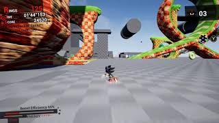 sonic Infinity Plus (sonic 3 and Knuckles update) debug room (shadow) gameplay
