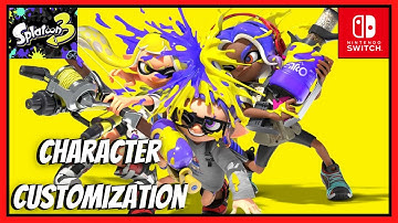 A Quick Look At Character Customization, The Lobby, and Equipment | Splatoon 3