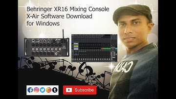 Behringer xr16 digital mixer app for pc download
