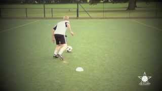 How To Do The Inside Outside Cut Turn - Football Soccer Move Tutorial