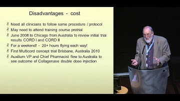 Dr. Stephen Coleman: "The Australian Research Perspective" 2015 Dupuytren Symposium