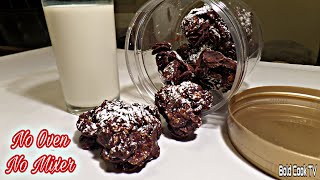 2-INGREDIENTS CHOCOLATE CORNFLAKE COOKIES / NO OVEN / NO MIXER / Bold Cook TV Kellogg S Corn Flakes 2 Ingredient No Bake Cookies
