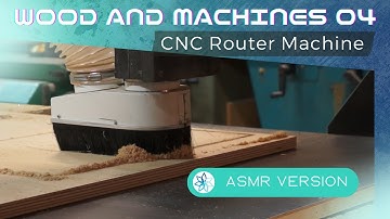 ASMR Woodworking / Vociferous CNC Router Machining  / WM04 / Machine sounds