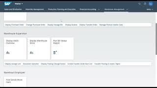 SAP Fiori (WM Process 2) - WM II Challenge