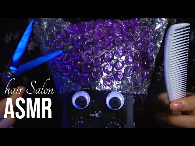 ASMR 🎧 팅글 가득 미용실 Hair Salon RP | brushing, haircut, treatment (No Talking)