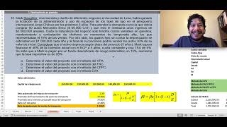 Valuación y presupuesto de capital de un proyecto apalancado. Finanzas. Caso práctico en Excel. Valuación y presupuesto de capital de un proyecto apalancado. Finanzas. Caso práctico en Excel.