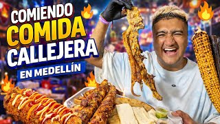  La Comida Callejera MÁS BRUTAL de Medellín 🇨🇴  ¿Vale la pena?