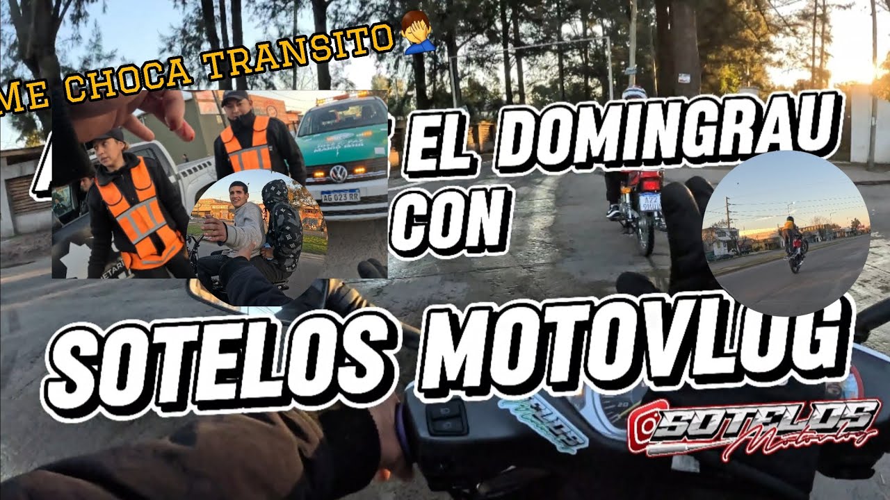 Me choca tránsito en el domingrau en jose c paz 