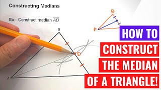 Constructing a Median of a Triangle