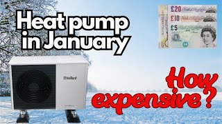 Heat Pump stats  January 2024  how much did it cost to run?