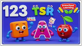 Preschool Learning activities for 3 year olds at home | Learn ABC Phonics Shapes Numbers Colors 🌈 screenshot 1