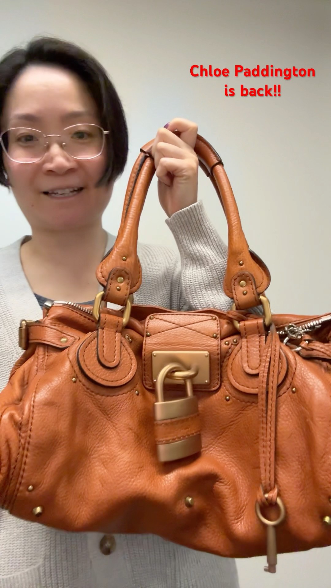 【美品】Chloé llic Paddington Bags y2k DDP Rare Chloe Betty Paddington Leather y2k bag with pockets