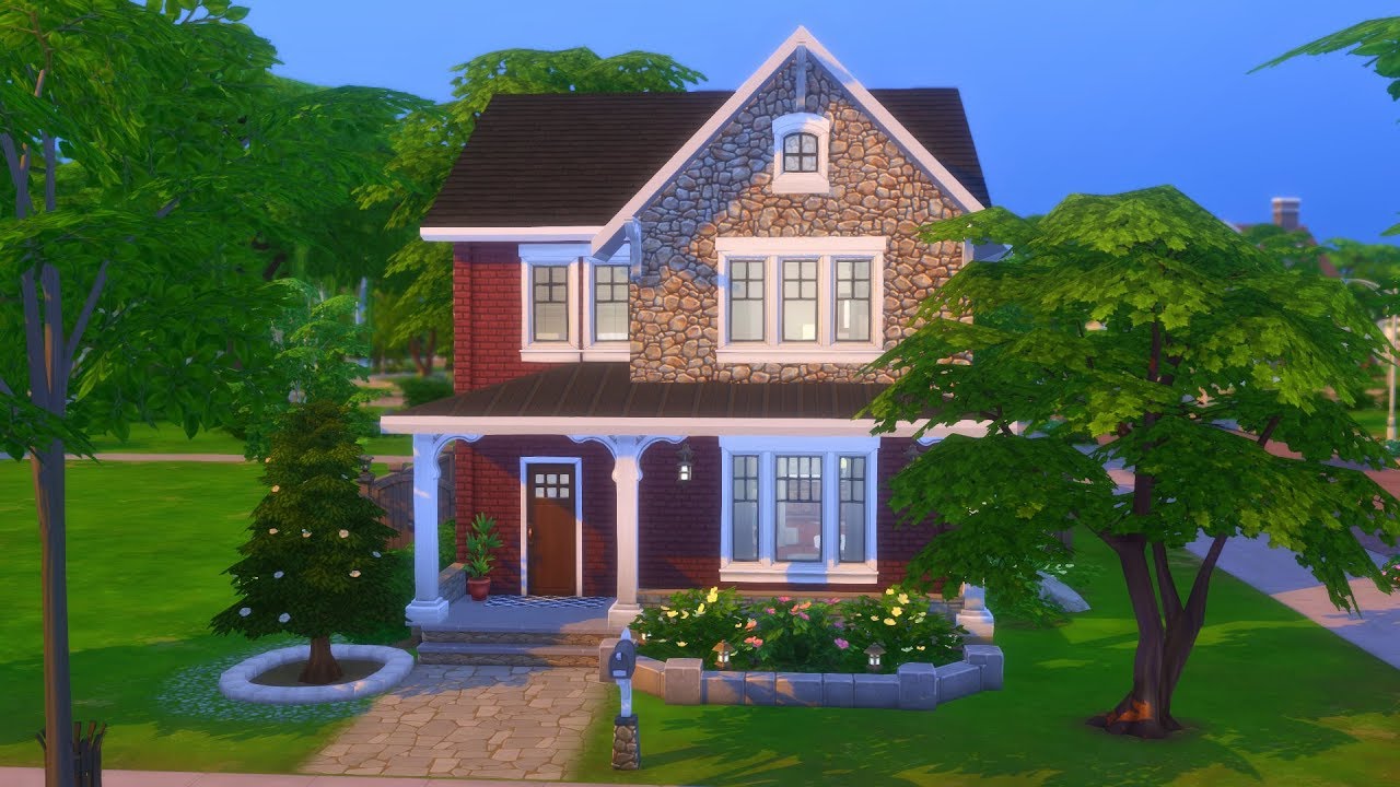 The Sims 4 Small Family Home Build! 👪🏡
