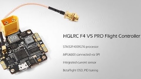 HGLRC F4 V5PRO Flight Controller 5.8G 40CH
