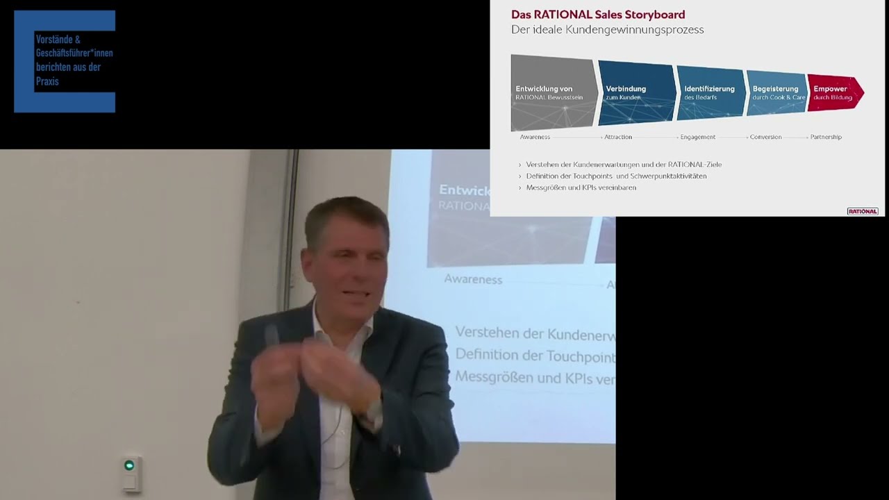 Markus Paschmann, Rational AG in Vorstände berichten aus der Praxis