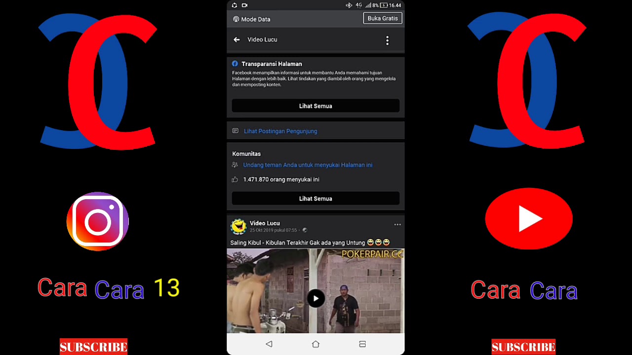 CARA MENDOWNLOAD VIDEO DI FACEBOOK YouTube Cara mendownload video di facebook youtube