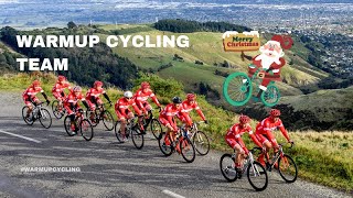 Warmup cycling Xmas bunch ride