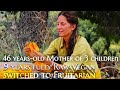 46 yearsold mother of 3 children about 9 years on a raw vegan diet switched to fruitarian lifestyle