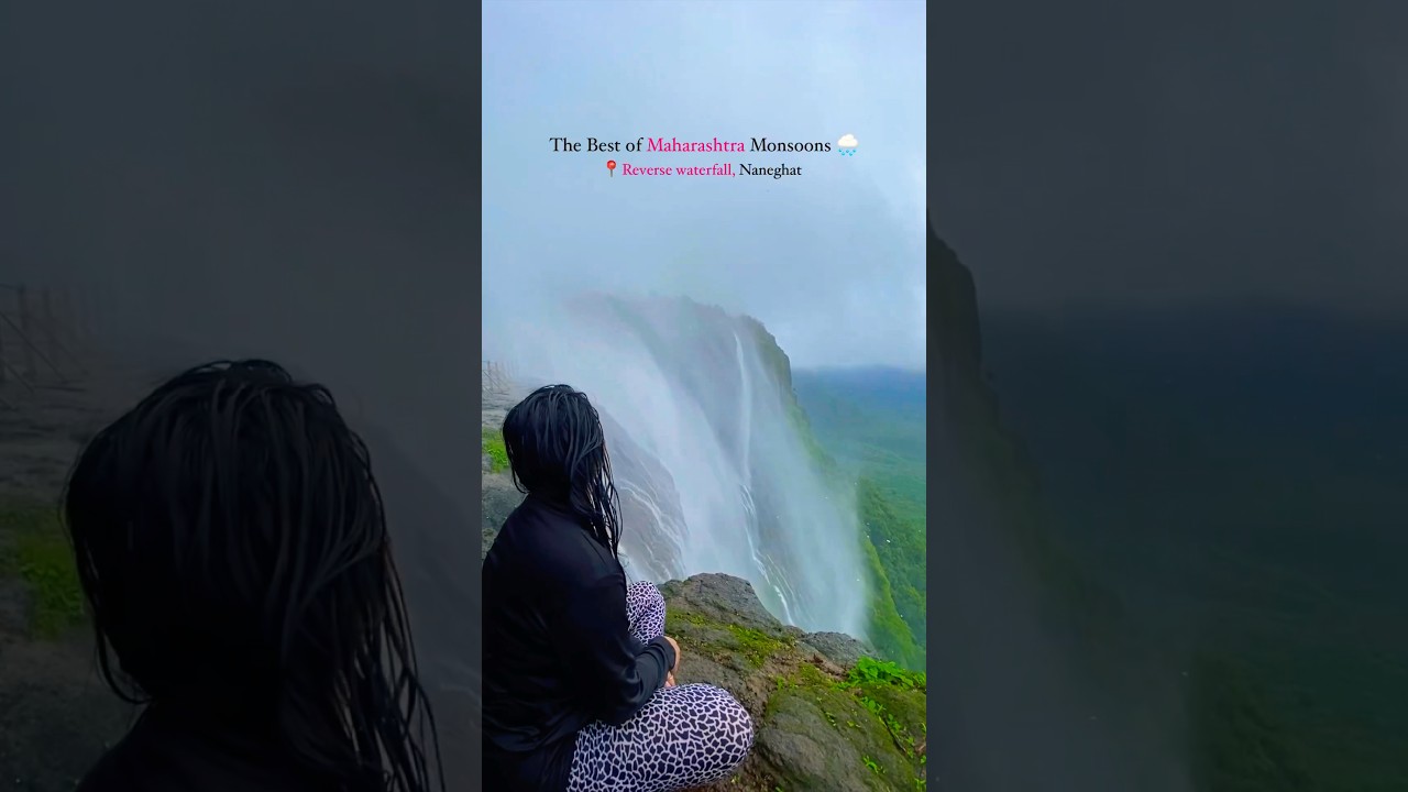 The Best of Maharashtra Monsoons Reverse waterfall, Naneghat | Kuldeep Kothiya Vlog 