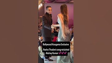 💖 When #akshaykumar met #rashathadani at #bollywoodhungama