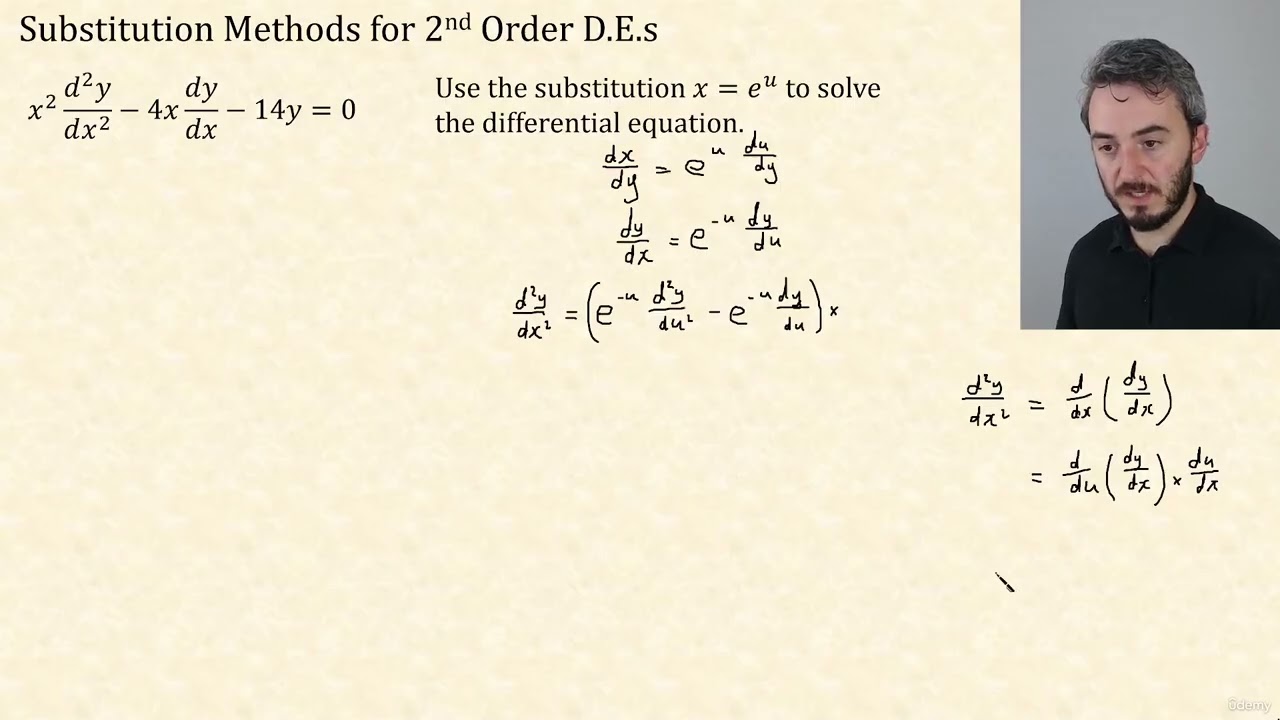 94 - Substitution For 2nd Order Differential Equations Part 2 | CIE Further Pure Mathematics 2 9231