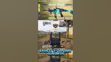 Easiest 3-TAP SMG Gunsmith🔥 - GKS #codm #codmobile #callofdutymobile #mobilegame #shorts