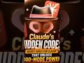 I Found Claude's SECRET Mode... and It's Insane 🤯🔓 #shorts #aitools #claude #claudeai #chatgpt