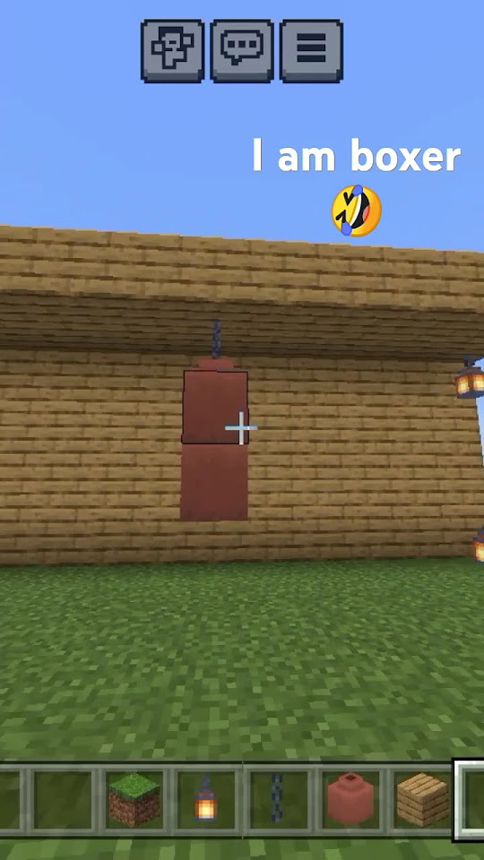 How to make punching bag in minecraft all minecraftshorts YouTube