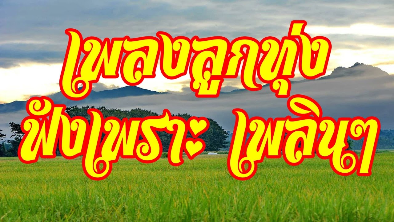 เพลงลูกทุ่ง ฟังเพราะ เพลินๆ