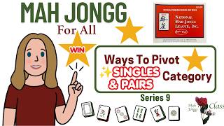 How to Play American Mahjong 2026 NMJL Pivot Hands Singles & Pairs Category hand by hand #mahjong