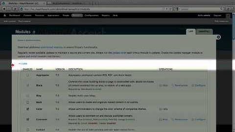 22. Review of the Contact Us form mockup and how the Module listing page works (a Drupal how-to)