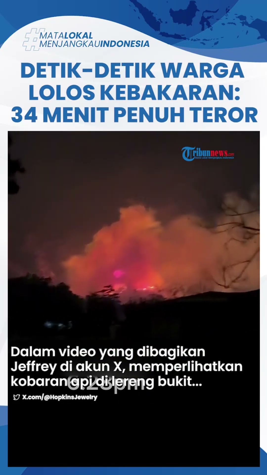Cerita Warga AS Lolos dari Kebakaran Los Angeles: 34 Menit Penuh Teror, Api Beterbangan Dimana-mana