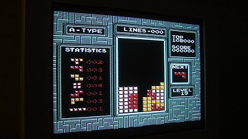 TETRIS NES PAL lvl 19, how to make tetrises in a row