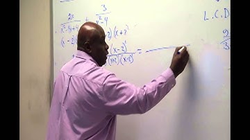 Math 0099 Module 7 Part 6 Rational Expression Rational Equations