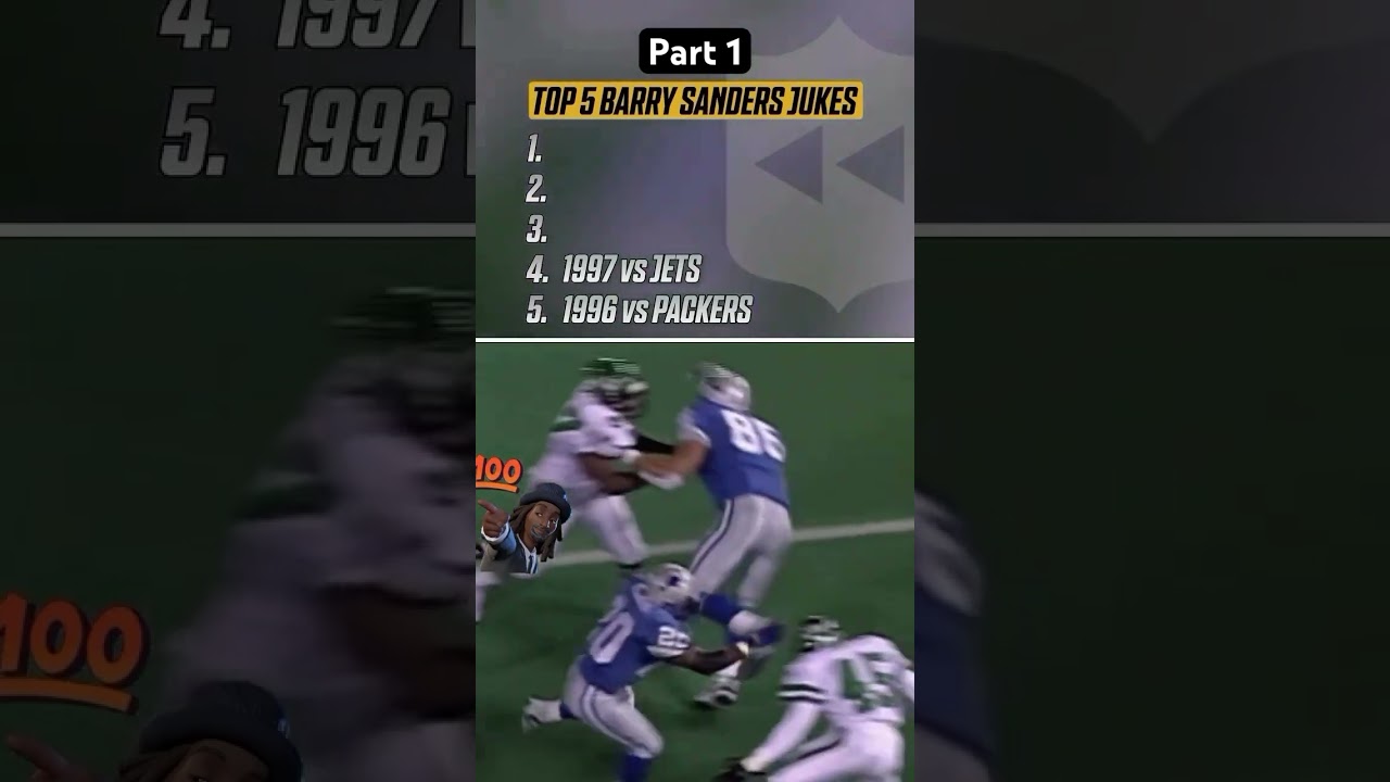 Top 5 Barry Sanders Jukes